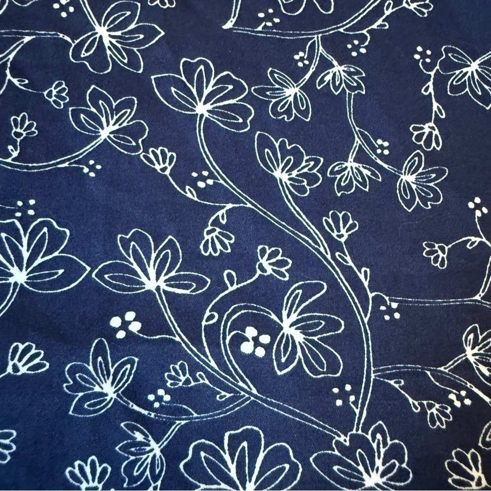 Maison Jules Sleevless Button Down Collared Flora… - image 3